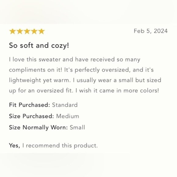 NWT Size S P2P 26inchThe NeedIt Oversized Mock Neck Sweater - Picture 13 of 16